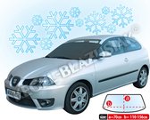Voorruitbescherming ruitafdek antivorst scherm ruit beschermdoek vorst sneeuw ijsvorming personenauto, herbruikbaar