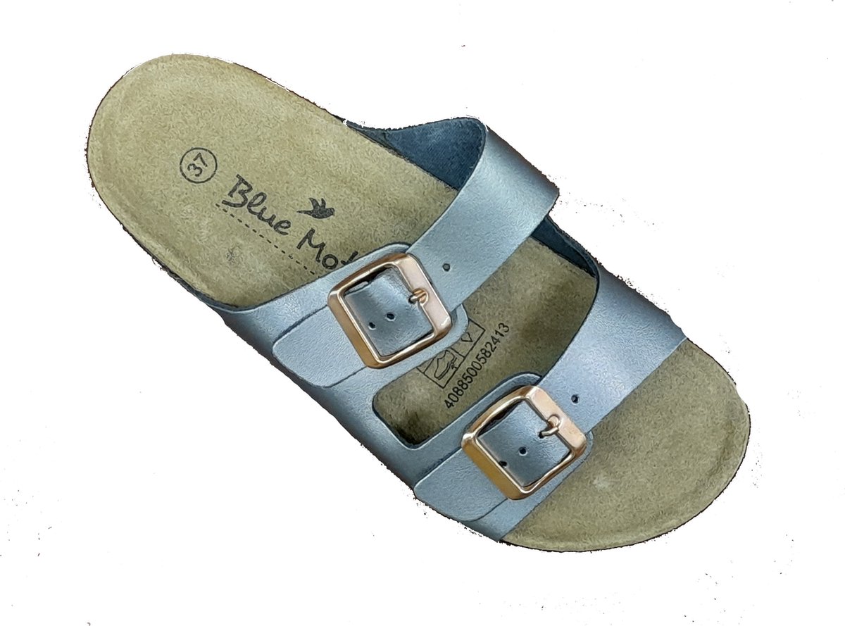 Blue Motion dames slippers model 3 grijs, maat 37