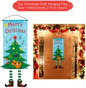 Kerst Decoratie - Banner - Deurhanger - Vrolijk Kerstfeest - Tuin - Voor aan de Deur - Kerst Ornament - Kerstboom - Decor Voor Thuis - Gelukkig Nieuwjaar - Gift 2022 - Kerstboom