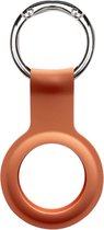 Devia  Apple AirTag silicone Sleutelhanger Key Ring Oranje - Airtag Beschermhoesje - Apple Airtag hoes - Siliconen Airtag hoesje