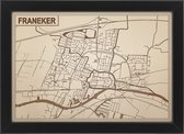 Decoratief Beeld - Houten Van Franeker - Hout - Bekroned - Bruin - 21 X 30 Cm