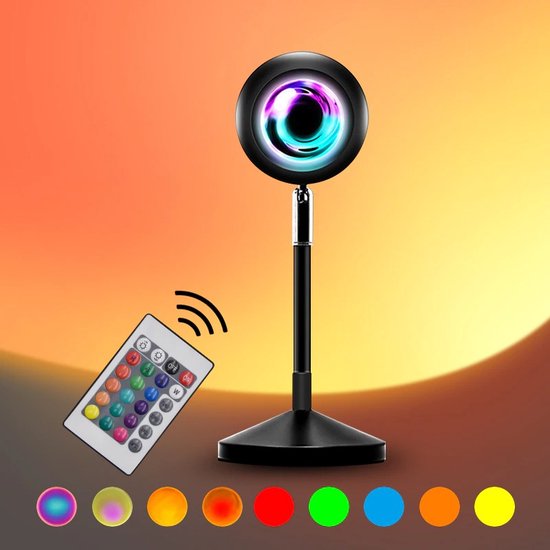 Lanlab® - lampe coucher de soleil - câble USB - éclairage LED - éclairage d'ambiance - couleurs