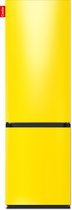 COOLER LARGECOMBI-FYEL Combi Bottom Koelkast, E, 198+66l, Lucid Yellow Gloss Front