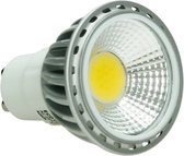 ECD Germany 20-pack GU10 COB Spot 6W - ca. 321 lumen - vervangt 30W halogeenlamp - 60º stralingshoek - warm wit 3000K - dimbaar - HI-POWER energiebesparende gloeilamp spot lamp