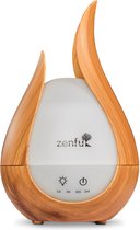 Zenful Lyra - Aroma diffuser - Aromatherapie - Geur diffuser / Geurverspreider - Vernevelaar - Luchtbevochtiger - 200ml - Hout