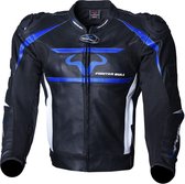 Fighter Bull 628 leren motorjas Heren- zwart donker blauw- maat L