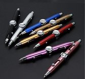 Fidget pen - LED licht - fidget spinner - balpen - stress vermindering - pen - fidget spinner- roze