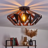 Belanian.nl -  Vintage plafondlamp zwart, 1-lichtbron,Industrieel,mooie lamp moderne Hanglamp retro hanglamp, Scandinavisch Plafondlamp voor  Eetkamer, hal, keuken, slaapkamer, woo