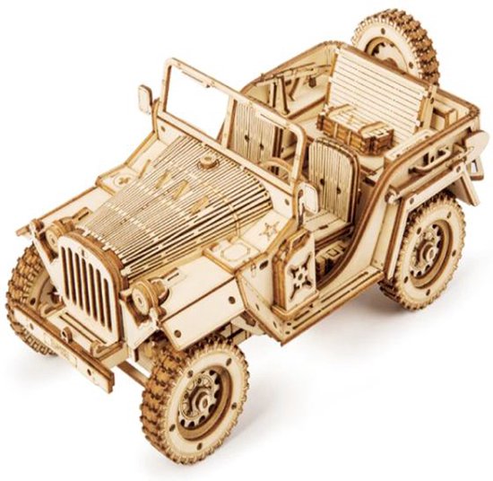 Bouwpakket Volwassenen - Jeep - Voertuig - 286 Onderdelen - Luxe Modelbouw  - Montage... | bol.com