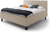 SanRemo gestoffeerd bed 180x200 cm incl. lattenbodem met opbergruimte.