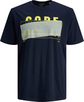 Jack & Jones T-shirt Booster Tee navy (Maat: 3XL)