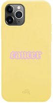 xoxo Wildhearts case voor iPhone 11 Pro - Cancer (Kreeft) Yellow - iPhone Zodiac Case