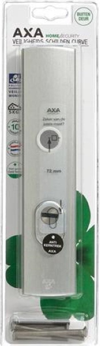 AXA veiligheids langschild - PC72 - Kerntrekbeveiliging - Alu F1