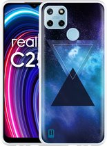 Realme C25Y Hoesje Space - Designed by Cazy