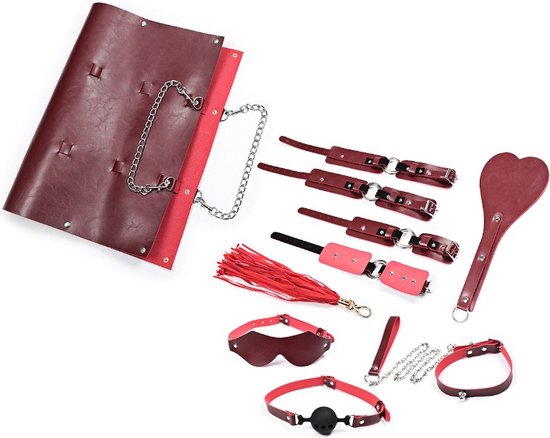 Nooitmeersaai Bdsm Bdsm Bondage Set Extreme Sex Toys Voor Koppels Rood