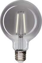Spectrum - LED Filament lamp Smoked glass E27 - G125 - 4,5W - 4000K helder wit licht - XL Globe