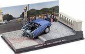 Renault 11 Taxi James Bond “A View To A Kill ” ( Half Car zonder Figuren ) Blauw 1-43