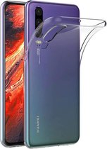 Huawei P30 Hoesje Transparant - Huawei P30 Siliconen Hoesje Doorzichtig - Huawei P30 Siliconen Hoesje Transparant - Back Cover – Clear