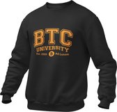 Crypto Kleding - Bitcoin University - Trader - Investing - Investeren - Aandelen - Trui/Sweater