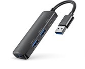 Sounix USB Splitter - USB Hub - 4 Poort - USB 3.0 - USB Kabel Adapter -Zwart