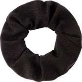 Scrunchie with a touch of glitter zwart