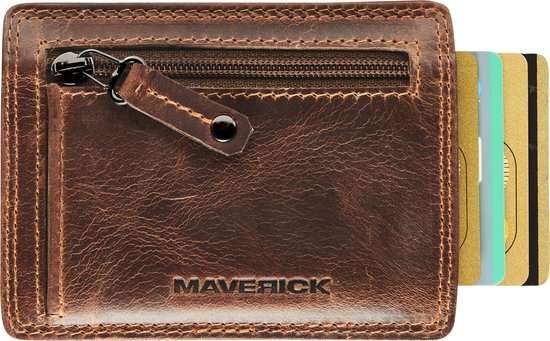 Porte-cartes en cuir Maverick The Original RFID