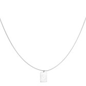 Ketting pendant love zilver