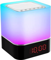 StillCool Bluetooth Speaker Wekker 5 in 1 LED Touch Dimmable Digitale MP3-speler, Spreker, met SD-kaart, USB en Bluetooth