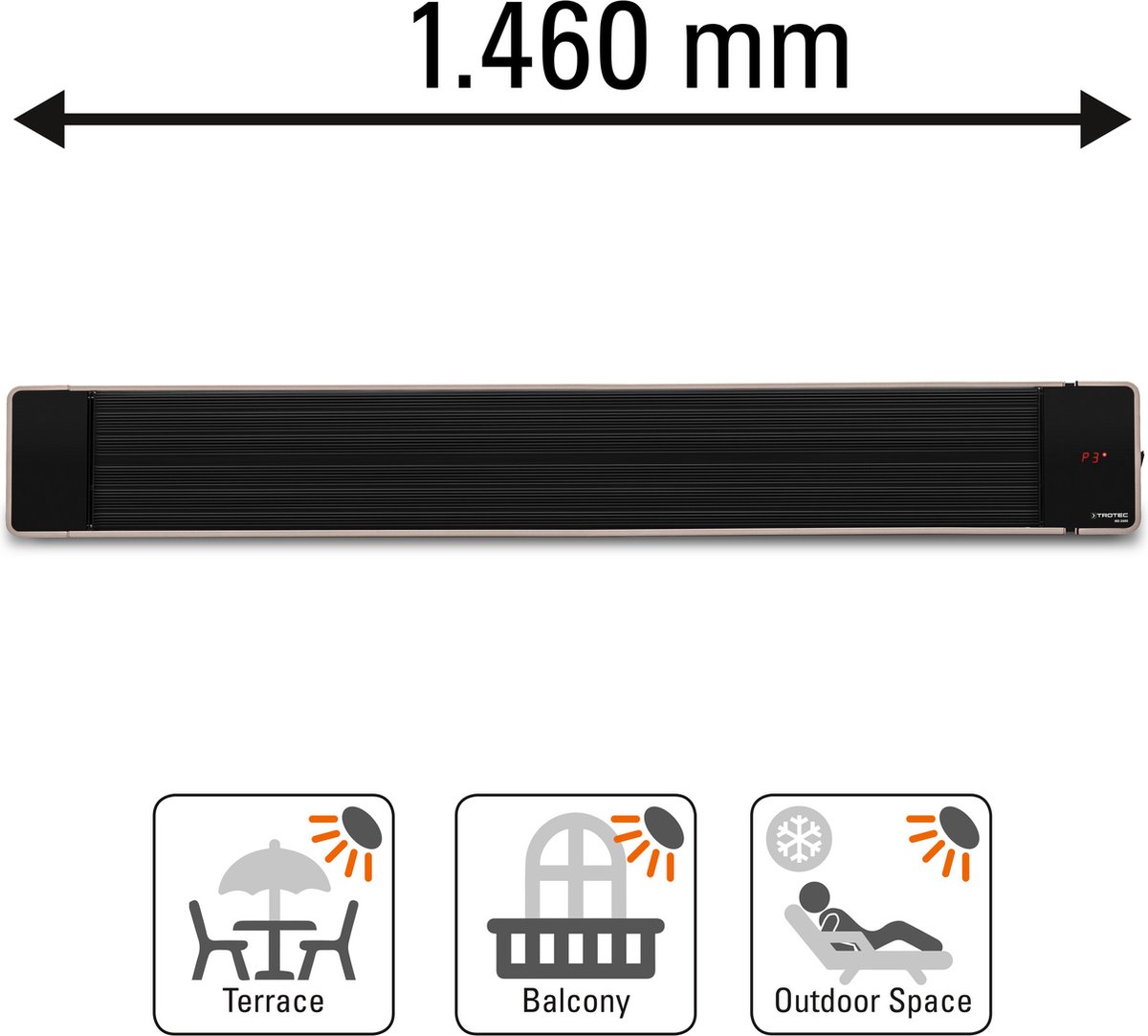 TROTEC Black Heater IRD 2400 | bol.com