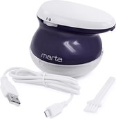 MARTA MT-2233 - Ontpluizer - 3W - Oplaadbaar - USB kabel op te laden - 60 min draaitijd - blauw (dark topaz)