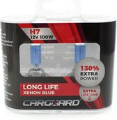 Carguard - H7 Autolampen Halogeen - Xenon Look - 100W 12V - Long Lifetime - 130% extra lichtopbrengst