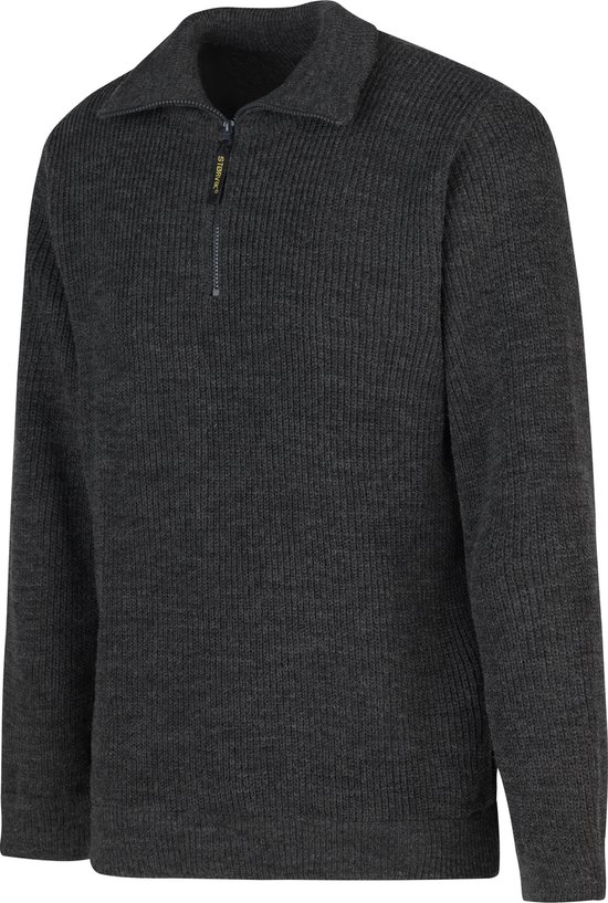STØRVIK Pull de skipper Acrylique / Laine Homme Gris - Taille L - BRISBANE