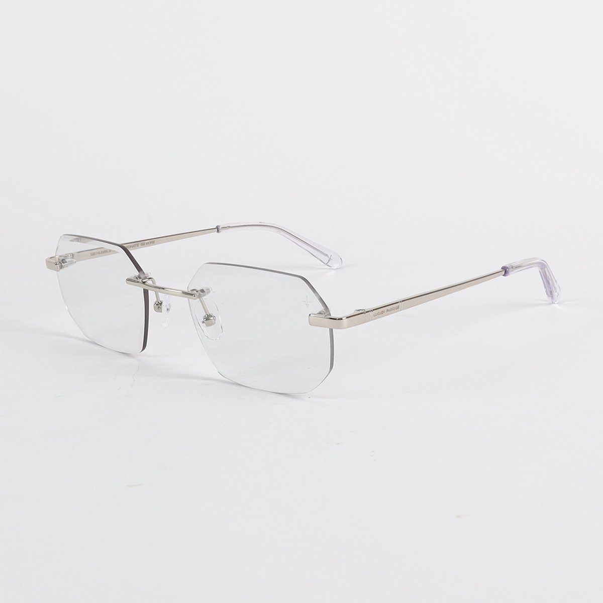 Lucien Fabrice - Diamond - Silver - Transparant - Zonnebril - Sunglasses - Eyewear - Unisex - Dames - Heren