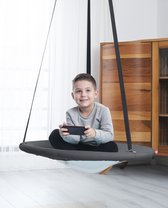 Nestschommel Kinderen Swing Mat Schommel - Zwart Ø80cm
