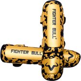 Fighter Bull FX-795 Scheenbeschermer Zwart Goud S/M