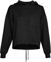 MSCH Copenhagen Alima Ima Hood Sweatshirt Truien & Vesten Dames - Sweater - Hoodie - Vest- Zwart - Maat M/L