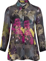 Sempre Piu blouse voile print