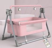 Dakta® Elektrische Babyschommel | Wieg Baby | Babybed | Schommelstoel | 5 Bewegings Standen | met Slaapmuziek | 0 - 36 Maanden | Verstelbaar | 82 CM | Roze