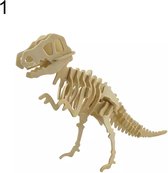 T-rex bouwpakket - T-Rex skelet - T-Rex puzzel - Houten tyranosaurus - Doe-het-zelf