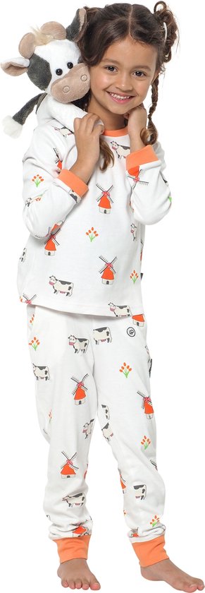 Happy Pyjamas Dutch edition - Pyjamas pour enfants pour garçons et filles - Taille 110/116 - Coton Premium