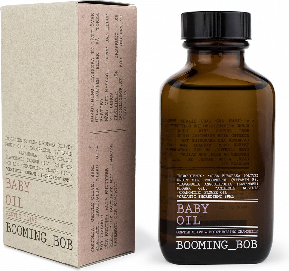 Booming Bob Baby Oil Gentle Olive 89ml