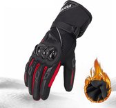 Intera Motorhandschoenen - Motorhandschoenen Unisex - Scooter Handschoenen - Winter - Waterdicht - Touchscreen - Outdoor -  Rood - XXL