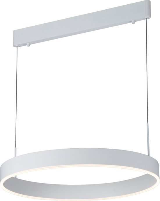 Luminaire suspendu design LED rond marron, noir, blanc 22W 571mm Ø