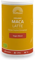 Mattisson - Biologische Maca Latte - Cacao & Ceylon kaneel - 160 Gram