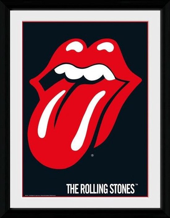 ROLLING STONES - Collector Print 30X40 - Lips