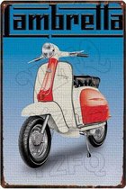 Retro Muur Decoratie uit Metaal Vespa Italië 2