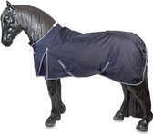 Lex & Max Paardendeken King Polyester Donkerblauw Maat 205