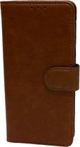 Oppo A15 Bruin Portemonnee Wallet Case – TPU  hoesje met pasjes Flip Cover - Boek  beschermend Telefoonhoesje