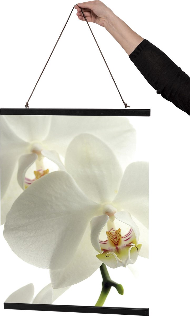 Zwarte posterhanger 71 cm