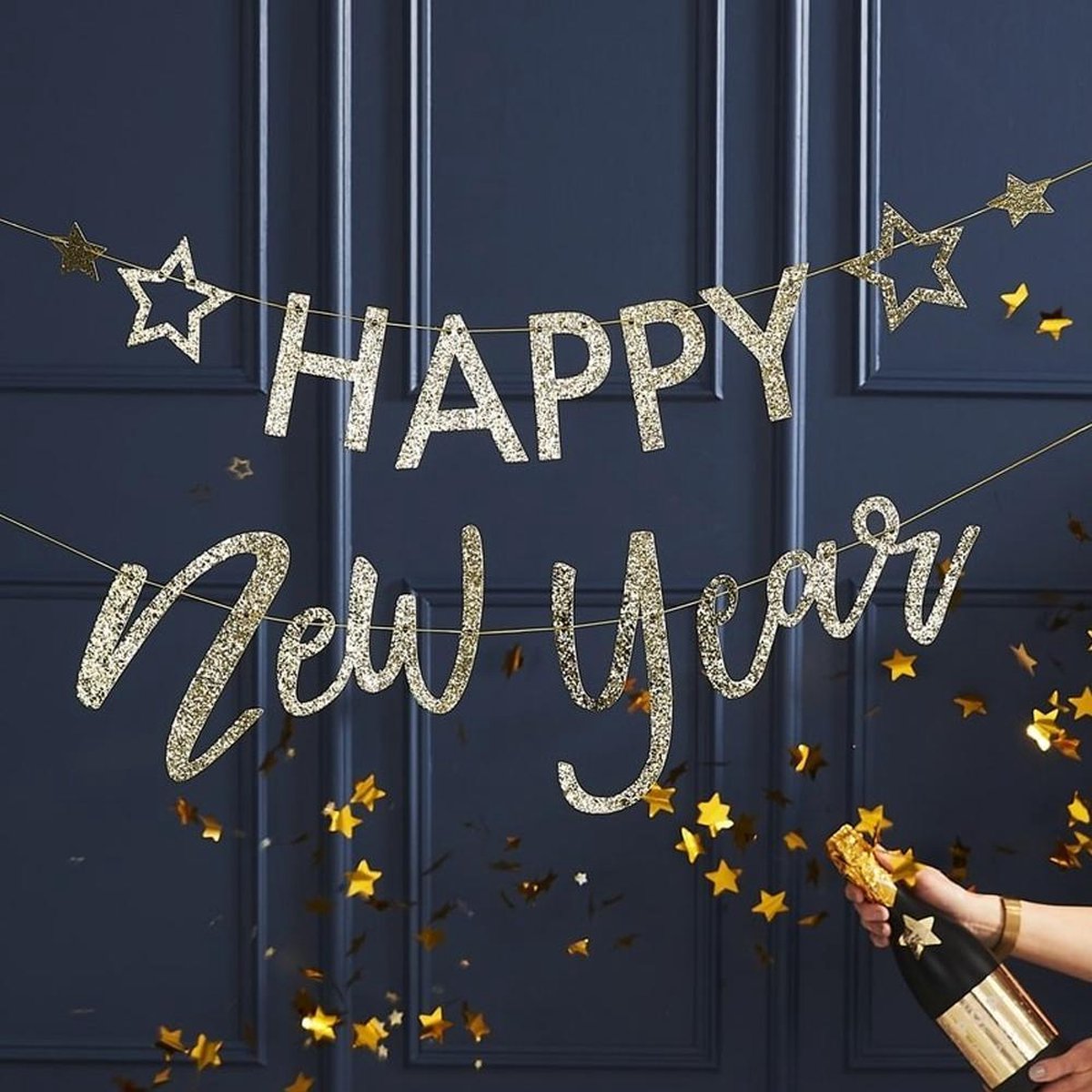 Happy New Year Glitter - 1.5 m